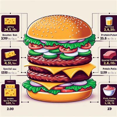 how much protein is in a double quarter pounder: exploring the nutritional value and its impact on health