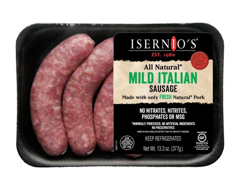 how much protein is in an italian sausage